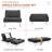 Faux Leather Accent Chair with Ottoman-972972667