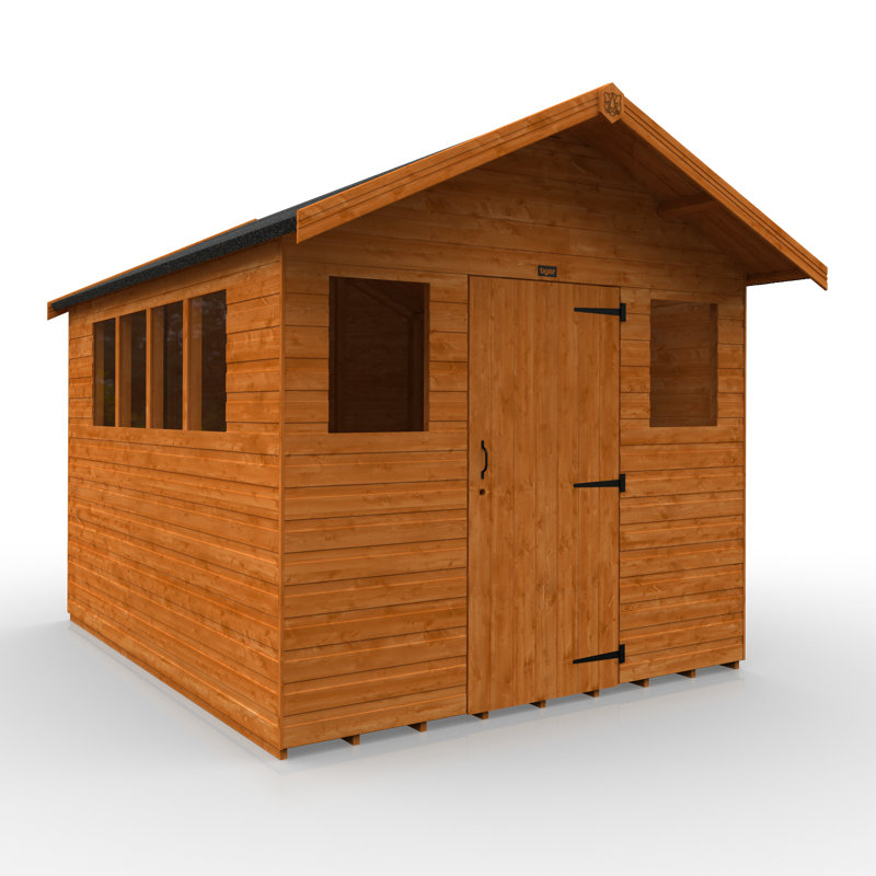 10x8w Tiger Summer Shed | Heavy Duty Framing