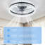 Ventilateur de plafond avec lumières DEL à intensité variable-127193612