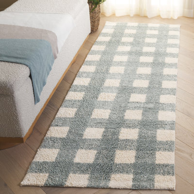 Tapis en coton tissé à la main Kynlee