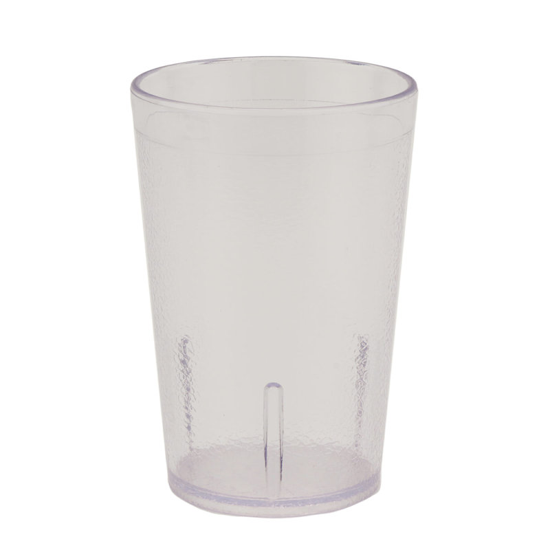 GET Gobelets de restaurant en plastique robustes, 20 onces, ambre (ensemble de 12), Transparent, Verre à vin
