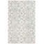 Kyptin Ebony Hand Tufted Wool/Cotton Southwestern Rug in Grey/Ivory-752306300