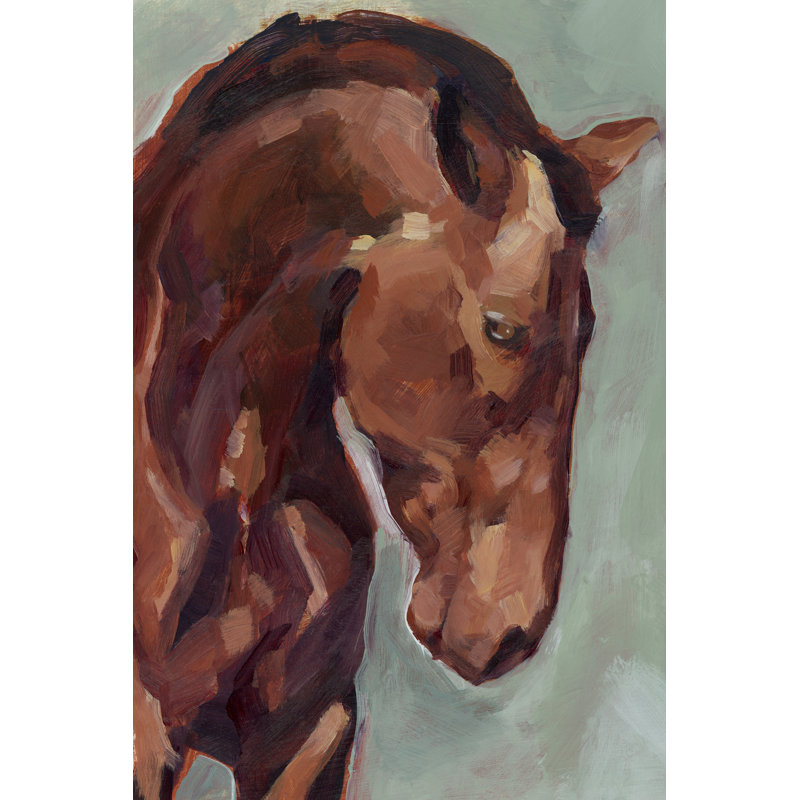 Peinture par numéro cheval II, H 36 po x l 24 po x P 1,25 po