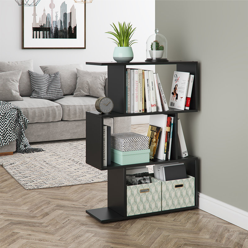 Unoss 100.1cm H x 70cm W Geometric Bookcase