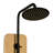 Meridian Wall Shower Onyx