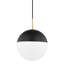 Luminaire suspendu sphérique 1 lumière Kilwin-406483043