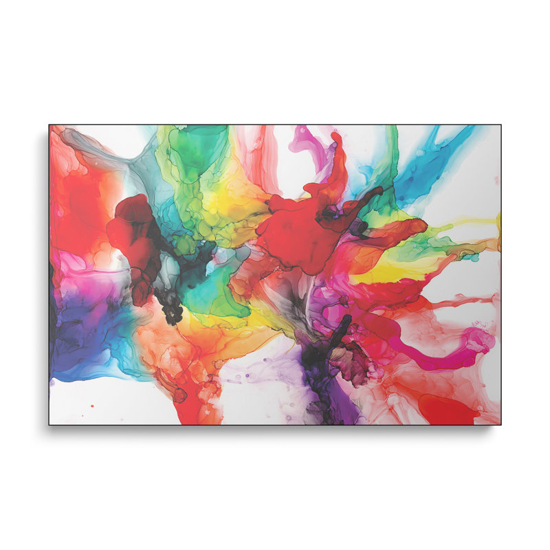 Reproduction d'art sur toile Steemplix, "Jeweltone Prism II" par Jennifer Goldberger