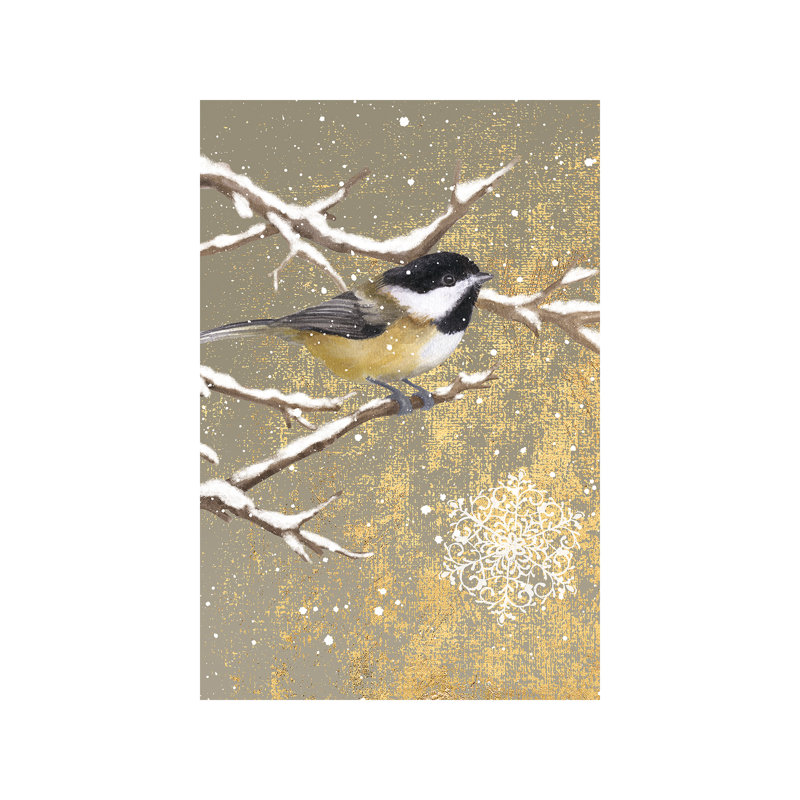 Chickadee by Beth Grove - Wrapped Canvas Print, 152.5 cm H x 101.5 cm W