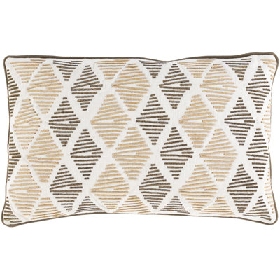 Housse de coussin rectangulaire en coton