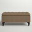 Banc de rangement rembourré avec pieds en bois massif Balcom-1873684124-1758414784