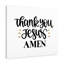 «Thank You Jesus», reproduction sur toile tendue-2044204395