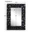  Malosi Black Carved Mirror