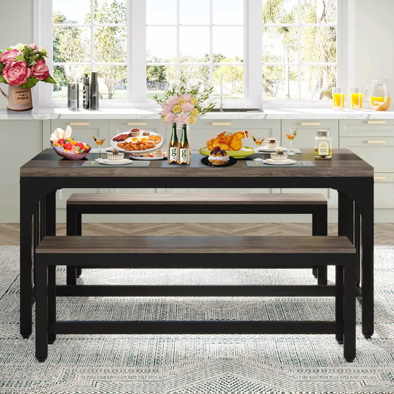 Ensemble repas pour 4 personnes Ause, Gris, Gris