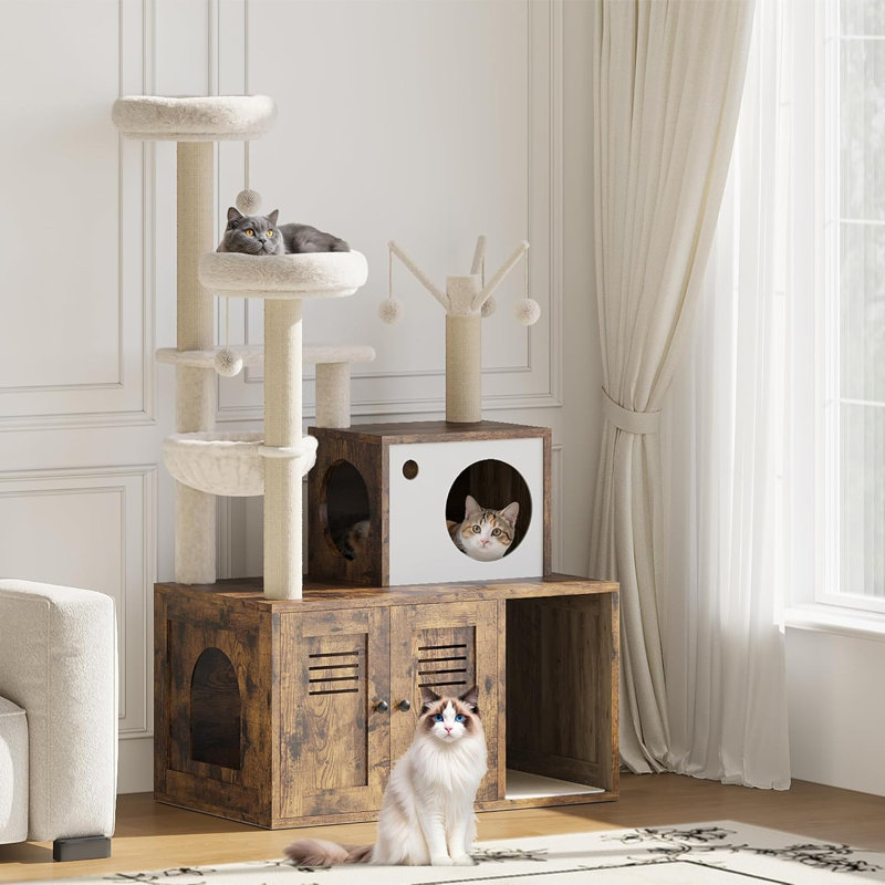 MDF Litter Box, Brown