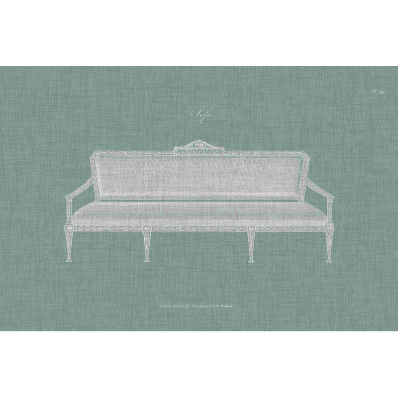 " Hepplewhite Sofas II " by Hepplewhite Painting Print, 32" H x 48" W