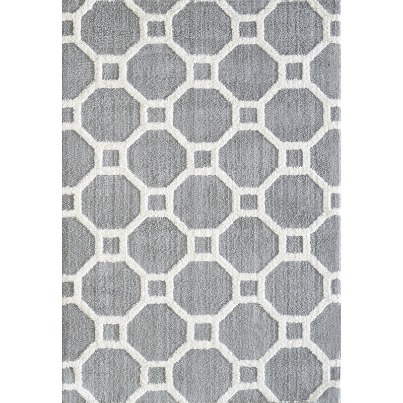 Kempf Geometric Indoor Rug, Rectangle 3'11" x 5'7"