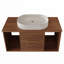 Meuble-lavabo mural 39,4 po avec céramique ovale-1227843980
