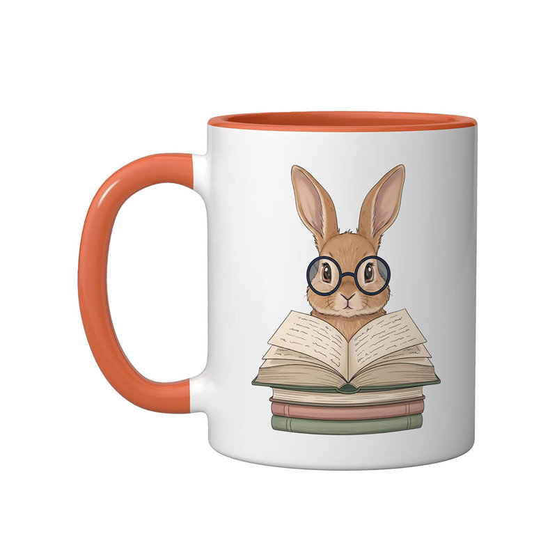 Ceramic Coffee Mug, Orange