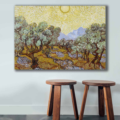 Vincent van Gogh Decorative Canvas Painting, 27.6 x 39.4 inches | 100% Canvas, 100% Wooden Frame (Thickness: 1.1 inches) | Stunning Art for Home Décor, Perfect for Living Room & Office Spaces, Timeless Masterpiece