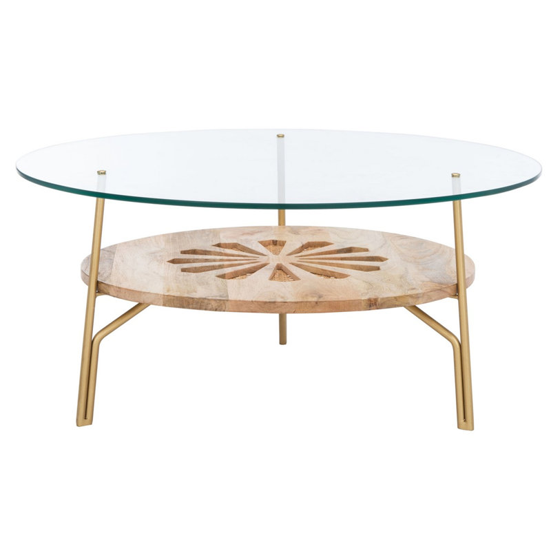 Table basse à 3 pieds avec rangement