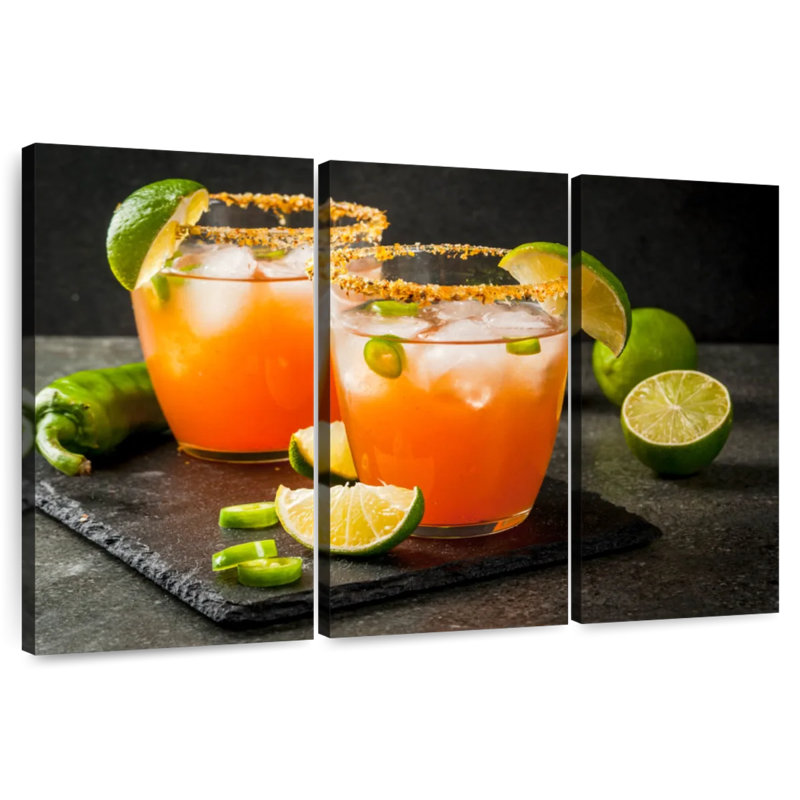 Yarlin Spicy Michelada Cocktails, 36" H x 57" W