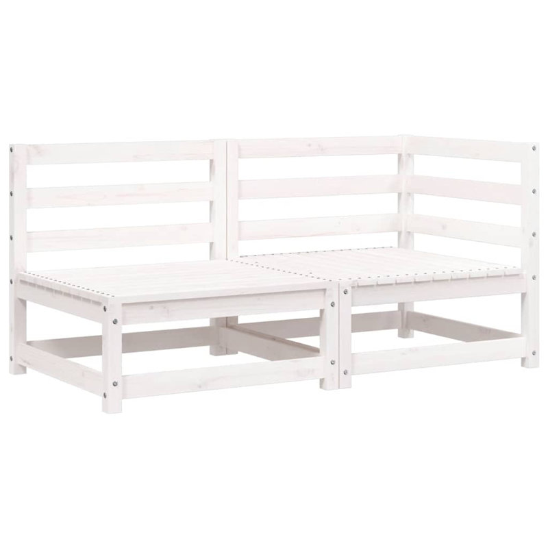 70cm Wide Rectangle Patio Sofa, White