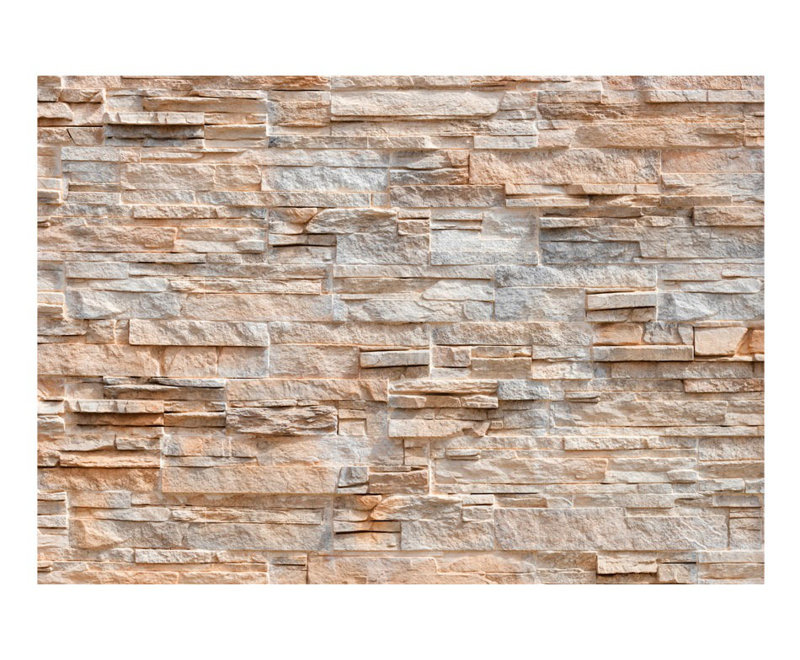 Papier peint Luckie Lucky Stone, L 96 po x L 68 po, Beige