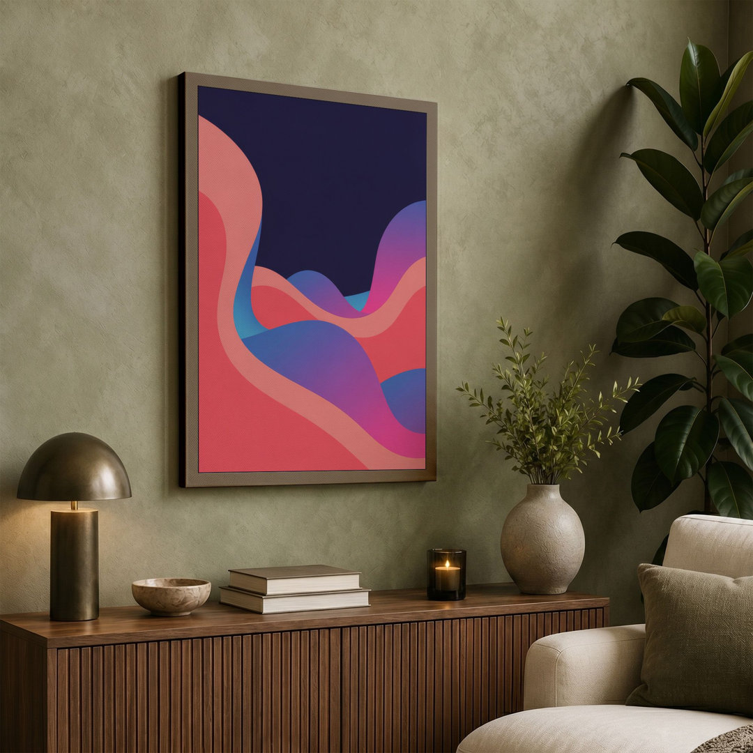 Flowing Rhythms Abstract - Wrapped Canvas