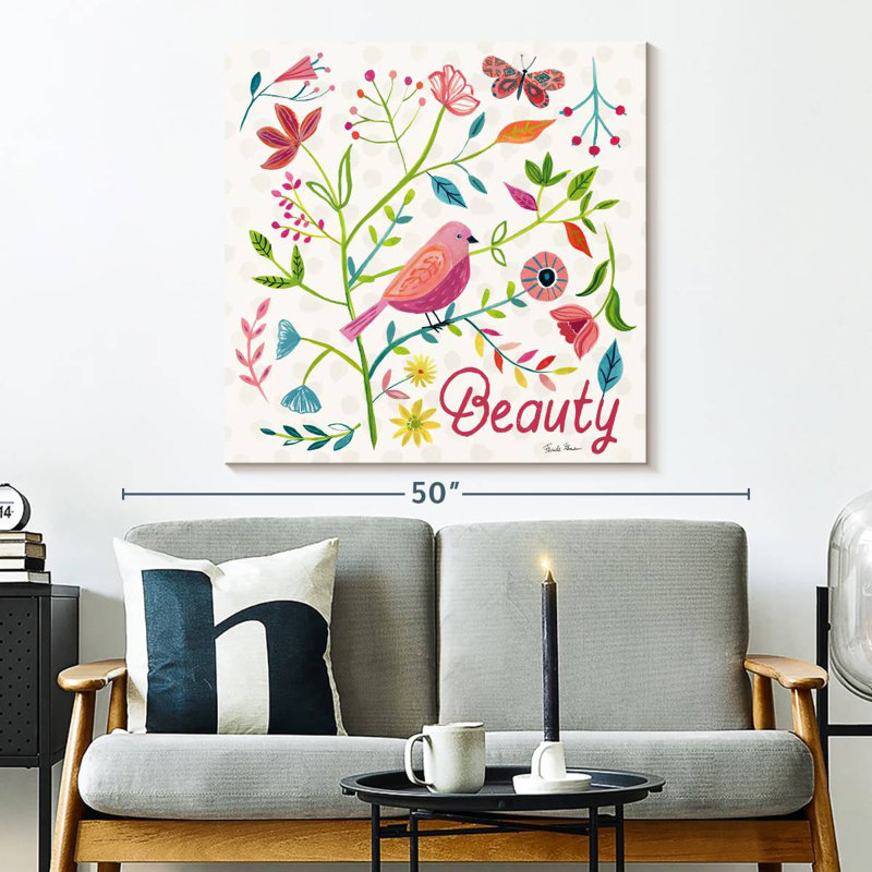 Budding Beauty II, 33" H x 33" W