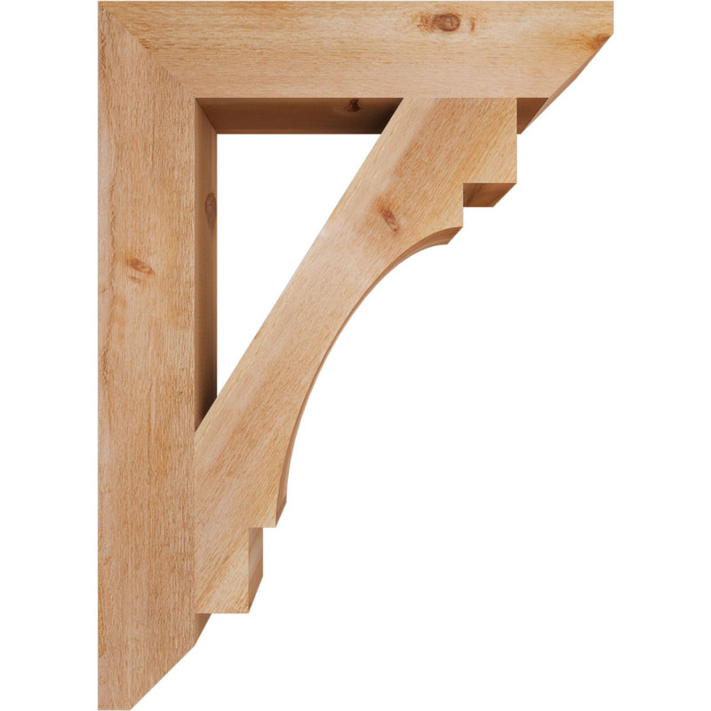 Support de scie à ardoise brute l 6 po x P 32 po x H 44 po, cèdre rouge de l'Ouest, H 44 po x l 6 po x P 32 po, Cèdre rouge