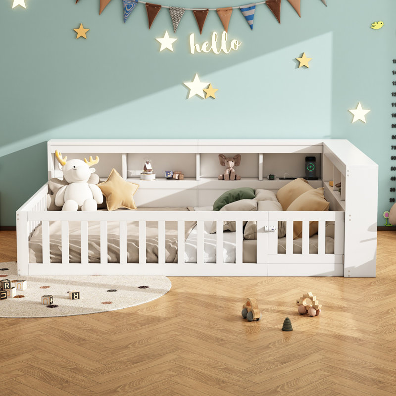 European Double (140 X 200 Cm) Bed Frame, White