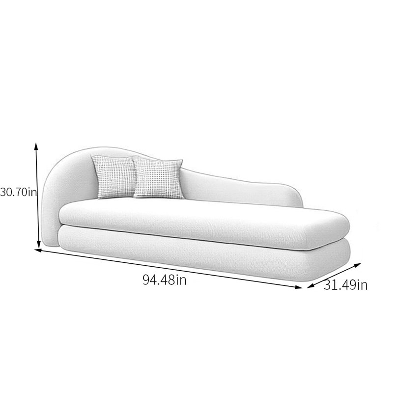 Elegant sofa with high density sponge filling