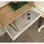 Tablette d'appoint en bois massif avec tiroir Casiano-1302216870