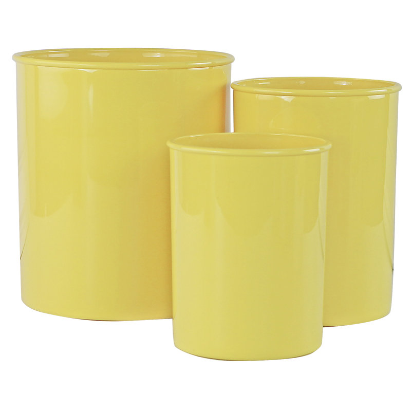 Reston Lloyd Plastic Utensil Crock Set, Lemon
