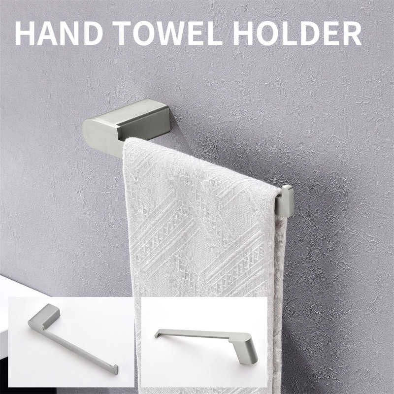 4 - Piece Bathroom Hardware Set, Brushed Nickel