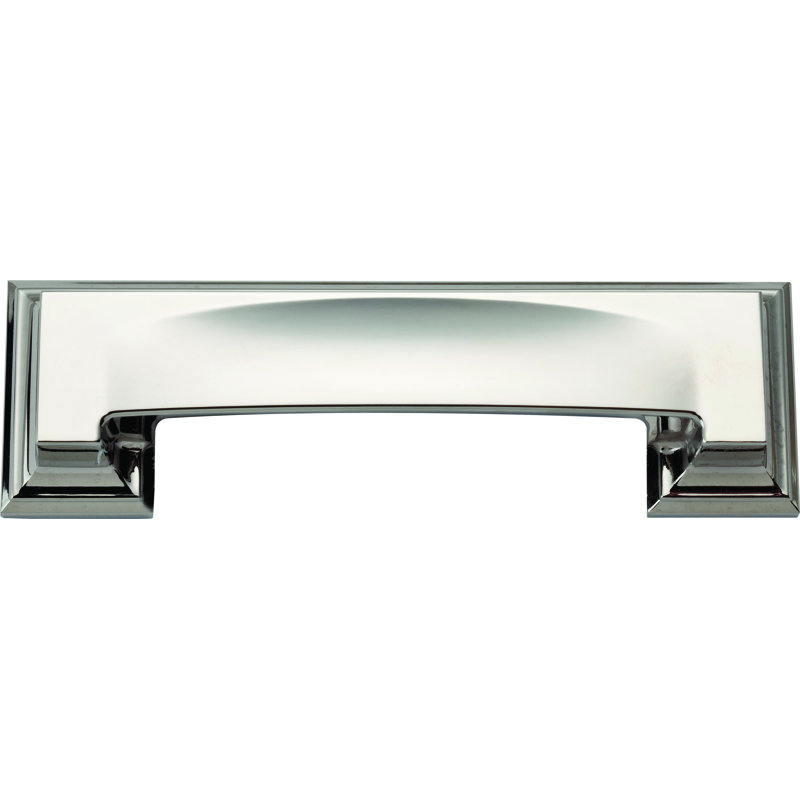 Sutton Place 3" Center to Center Cup/Bin pull, Polished Chrome