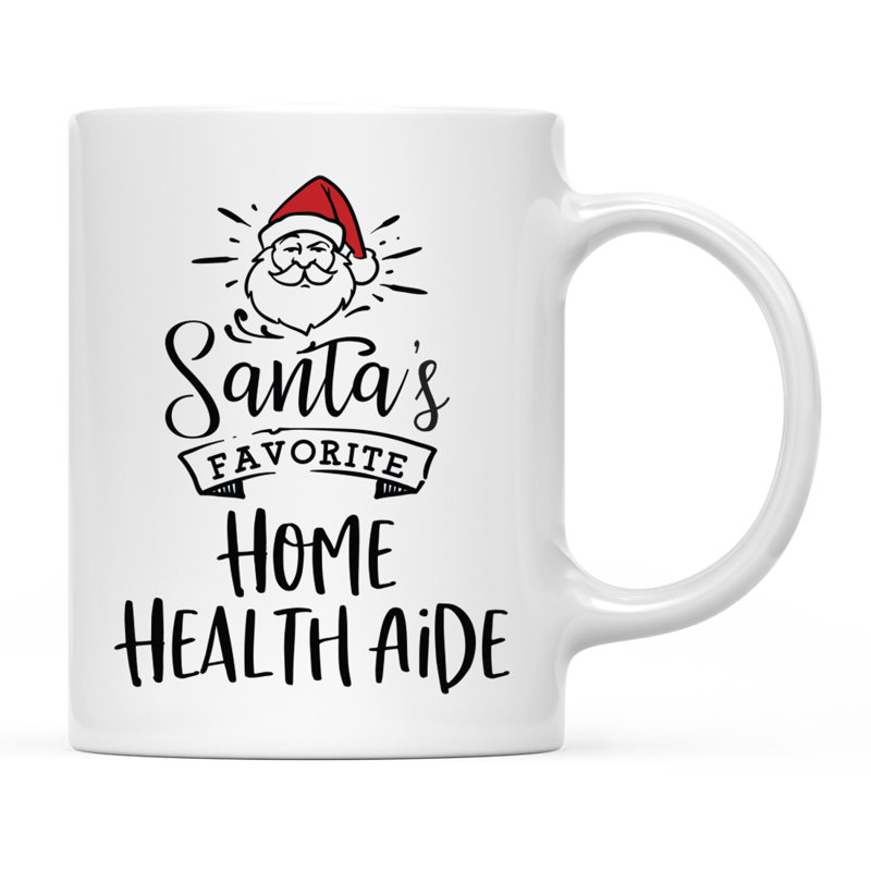 Grande tasse à café Tuileries, « Santa's Favorite Home Health Aide »