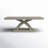 Almeta Cross Legs Coffee Table-2126262435