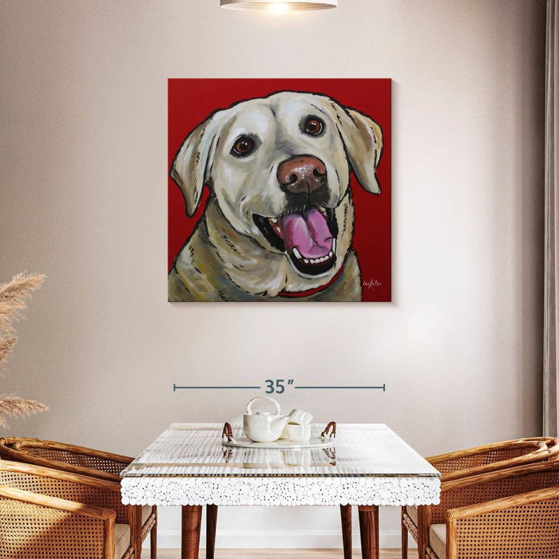 Crowle Lab Marley Labrador, 36" H x 36" W