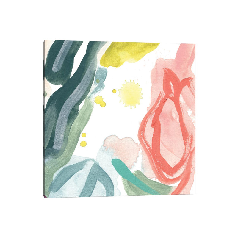 Tropical Impulse V by June Erica Vess - Wrapped Canvas Print, 93.98 cm H x 93.98 cm W x 1.91 cm D
