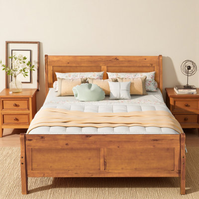 Classic Sturdy Comfort Wood Platform Bed
