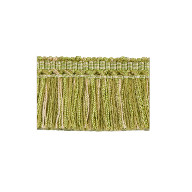 Le Coeur Passementerie Brush Fabric, Chartreuse
