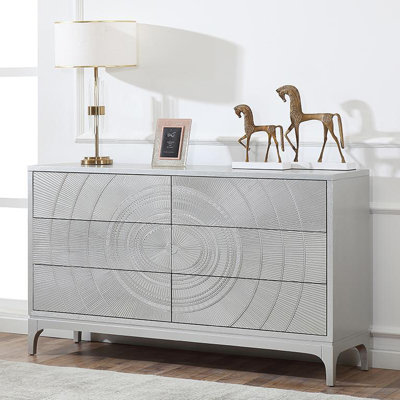 Luxury 6-Drawer Entryway and Sideboard Cabinet