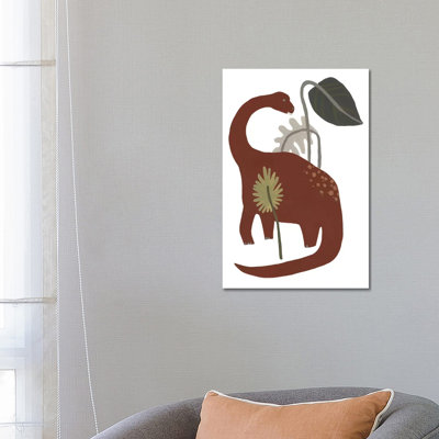 Mighty Dino IV 1 Piece Wrapped Canvas Painting