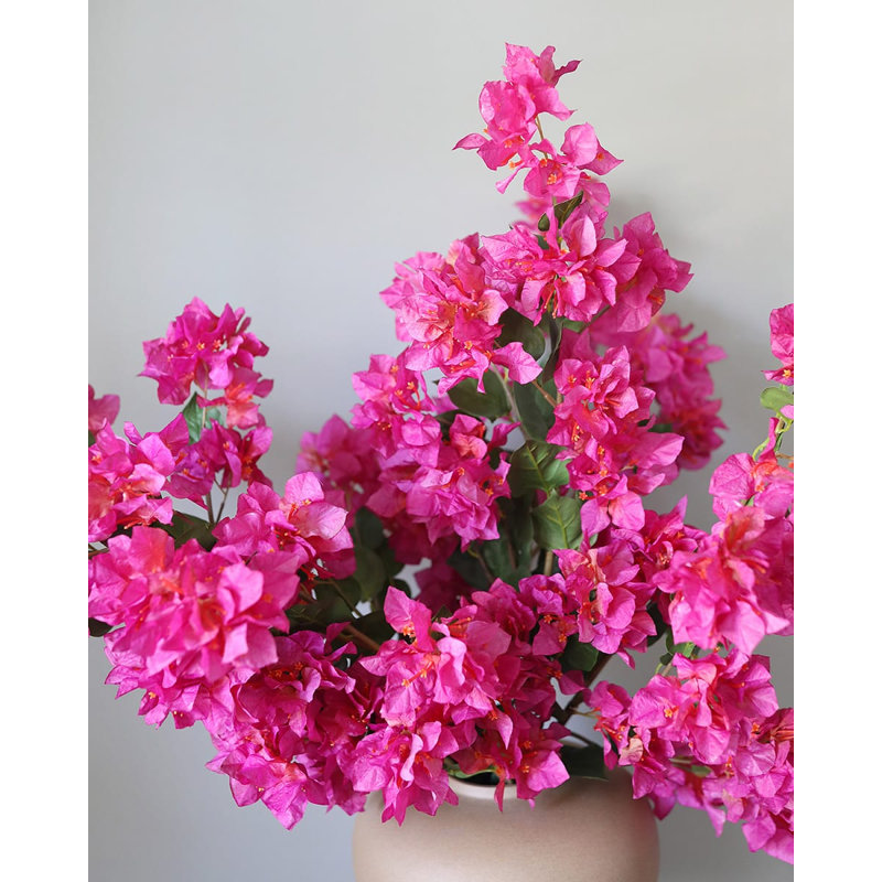 Fuchsia Bougainvillea Branch 44"