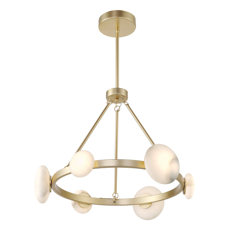 Minka Lavery Zill - Led Chandelier In Lily Gold Finish, 6