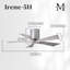 60" Irene 5-Blade Hugger Ceiling Fan with Wall Remote-1087667382-1087667332-1087667387