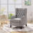 Stylish and Comfortable Pushback Recliner with Tufted Upholstery and Wingback Design for Modern Living Rooms-218804694