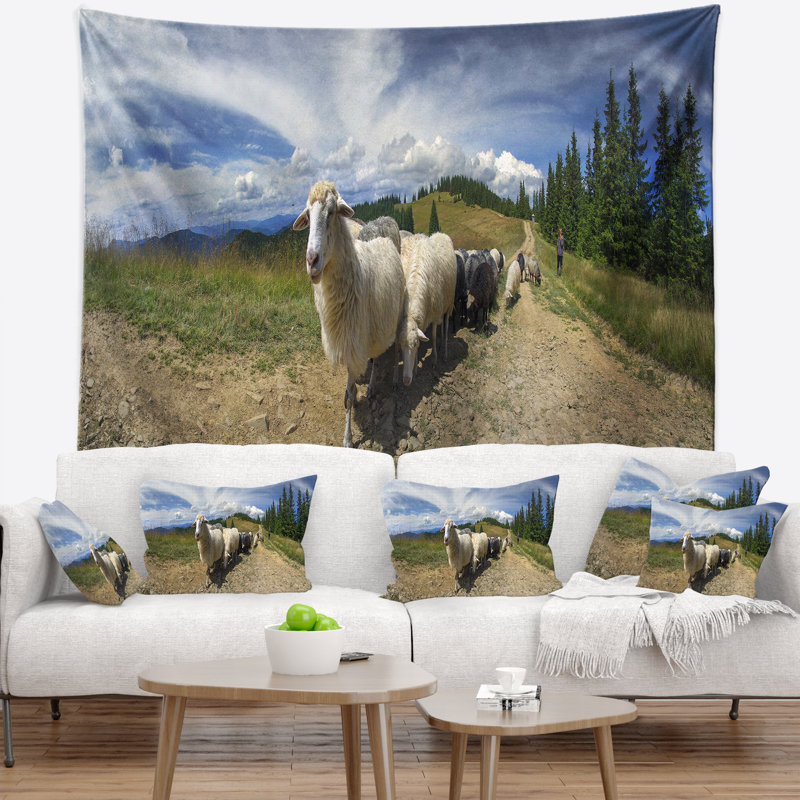 Polyester Tapestry, 68" H x 80" W
