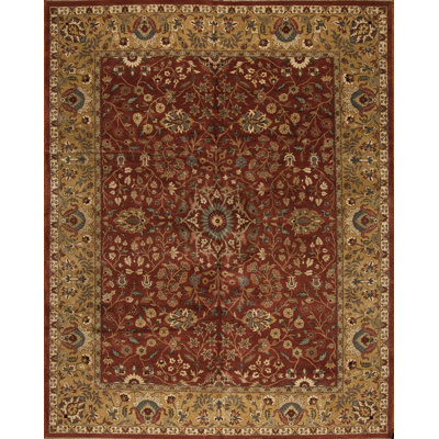 Mahal Hand Knotted Wool Area Rug